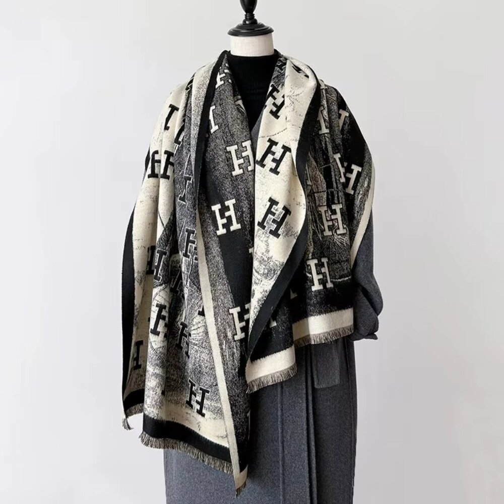 NEW! EXQUISITE "Luxury Vibes" CASHMERE FEEL SCARF WRAP SHAWL